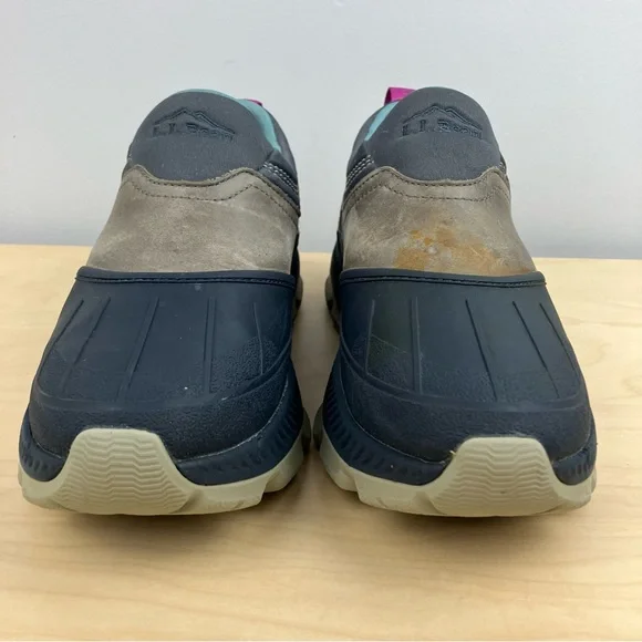 L.L. Bean Women’s Size 8.5 M Storm Chaser 6 Waterproof Slip On Shoes Iron Navy - Picture 5 of 12